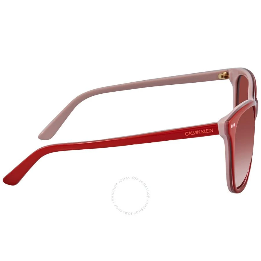 商品Calvin Klein|Red Gradient Cat Eye Ladies Sunglasses CK18510S 610 57,价格¥298,第3张图片详细描述