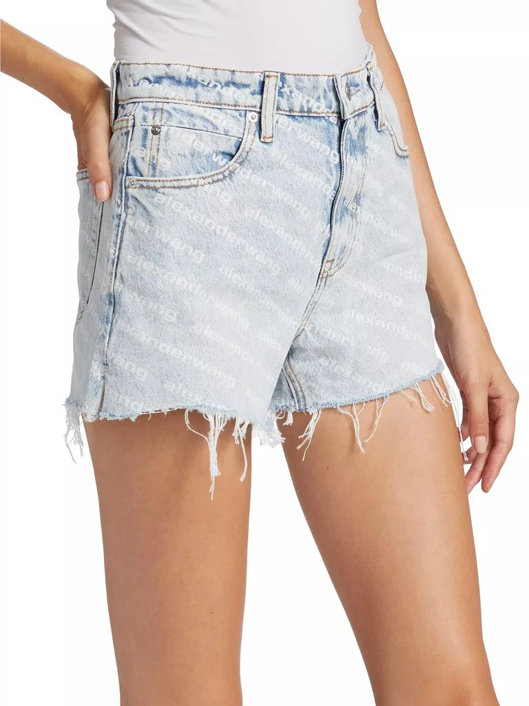 商品Alexander Wang|Bite Logo Denim Shorts,价格¥2132,第4张图片详细描述