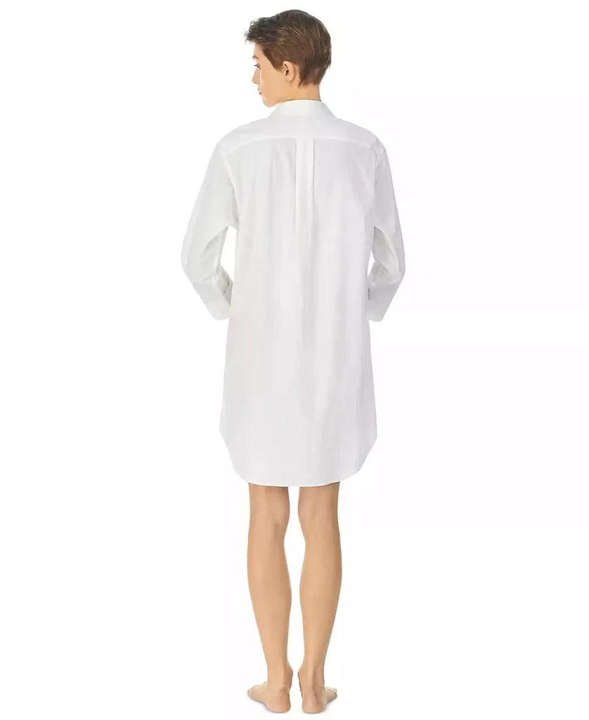 商品Ralph Lauren|Roll-Cuff Sleepshirt Nightgown,价格¥220,第2张图片详细描述