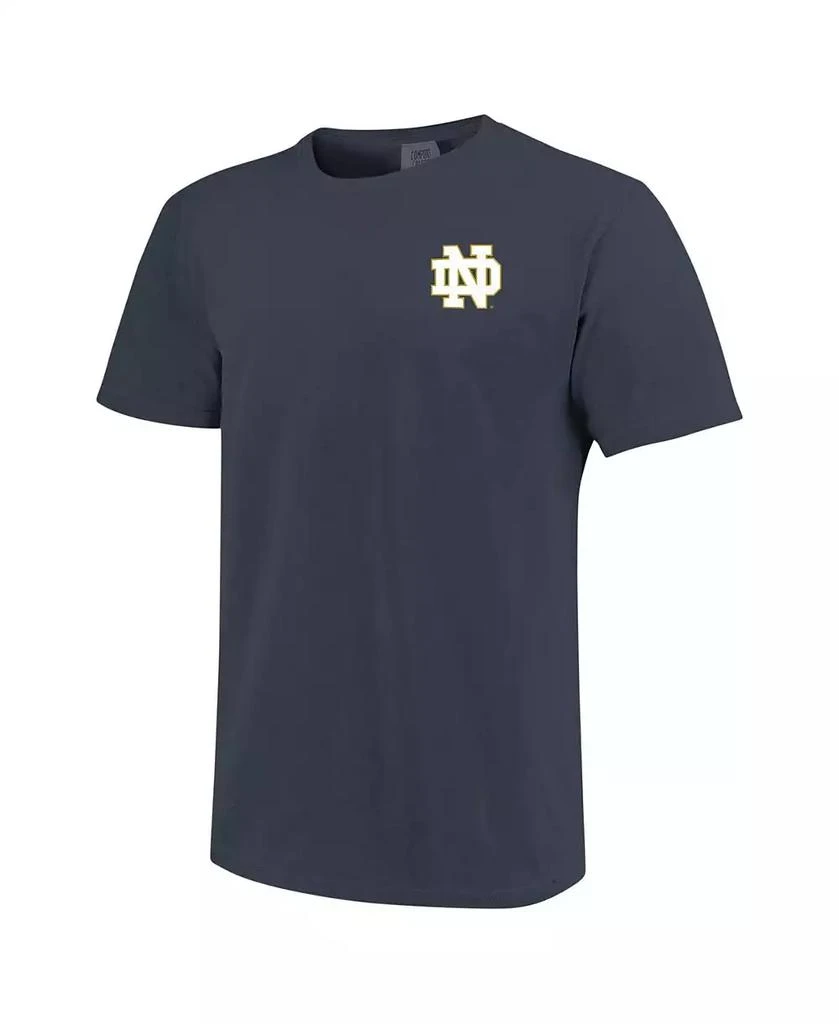 商品Image One|Men's Navy Notre Dame Fighting Irish Baseball Comfort Colors T-Shirt,价格¥262,第3张图片详细描述