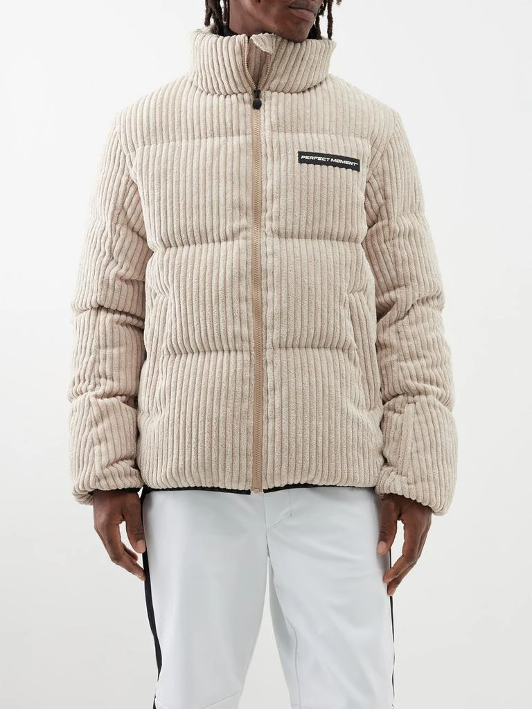 商品PERFECT MOMENT|Samson Duvet quilted down corduroy ski jacket,价格¥2668,第1张图片