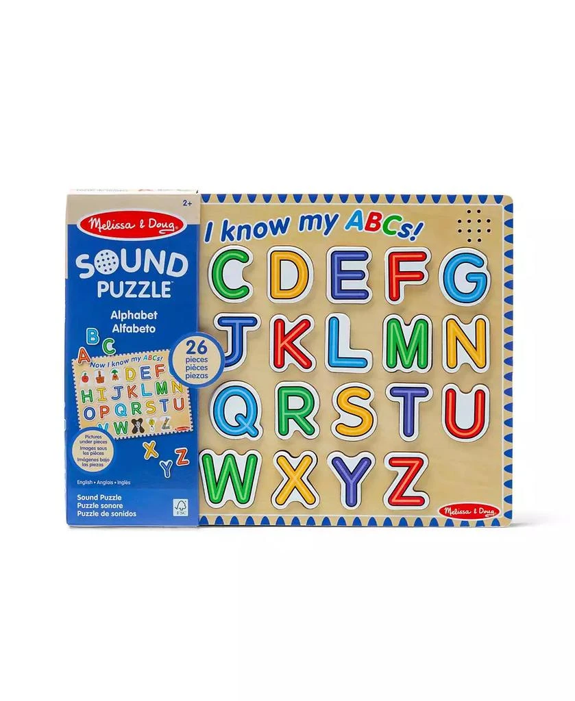 商品Melissa & Doug|Melissa & Doug Alphabet Sound Puzzle, 26 Pieces,价格¥188,第3张图片详细描述