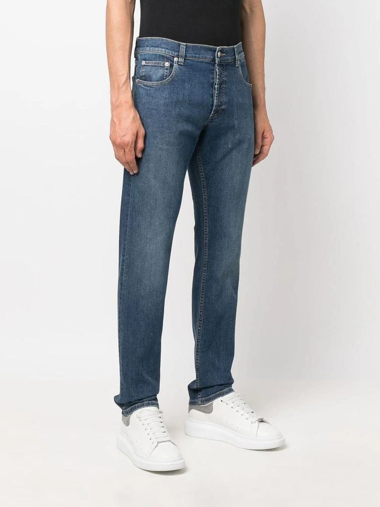 商品Alexander McQueen|ALEXANDER MCQUEEN Cotton denim jeans,价格¥3091,第4张图片详细描述