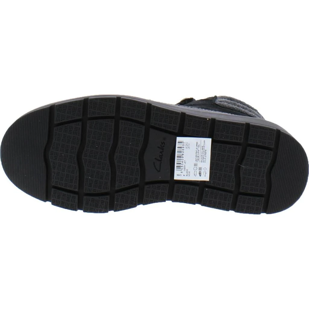 商品Clarks|Clarks Cloudsteppers Women's Ivery Jet Leather Suede Waterproof Ortholite Boots,价格¥236,第3张图片详细描述