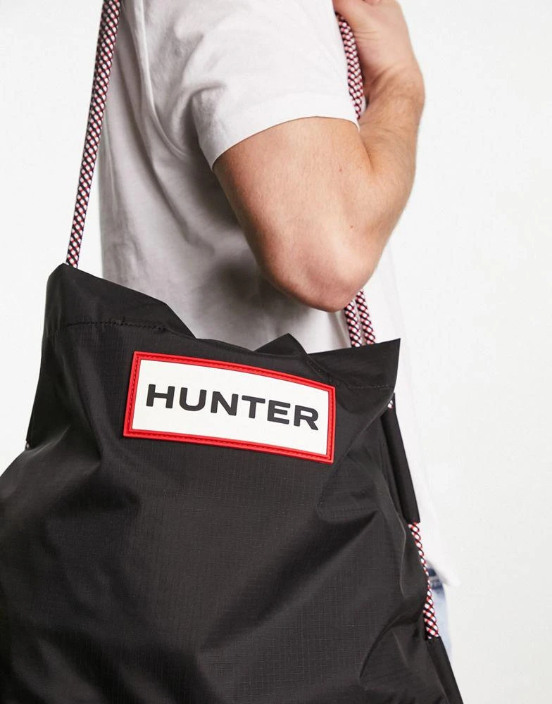 商品Hunter|Hunter travel ripstop beach bag in black,价格¥613,第3张图片详细描述