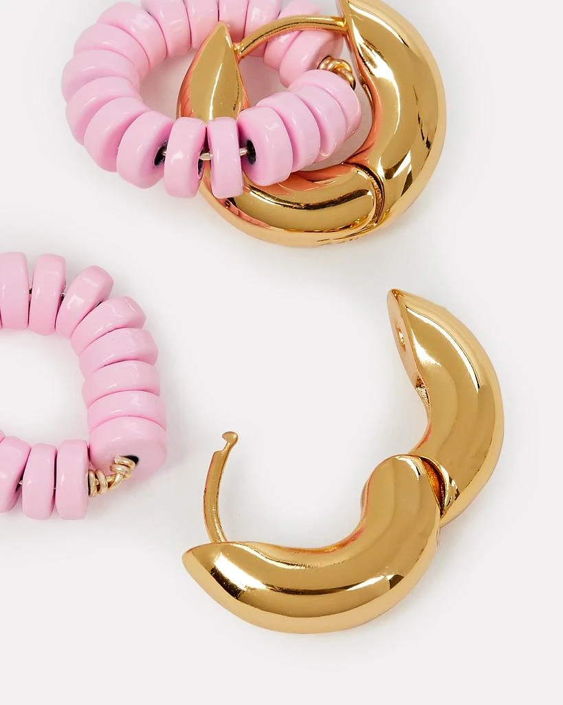 商品Eliou|Éliou Telly Beaded Huggie Hoop Earrings,价格¥1342,第3张图片详细描述