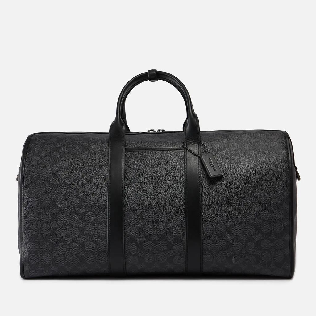 商品Coach|Coach Signature Gotham Leather and Canvas Duffle Bag,价格¥5066,第1张图片
