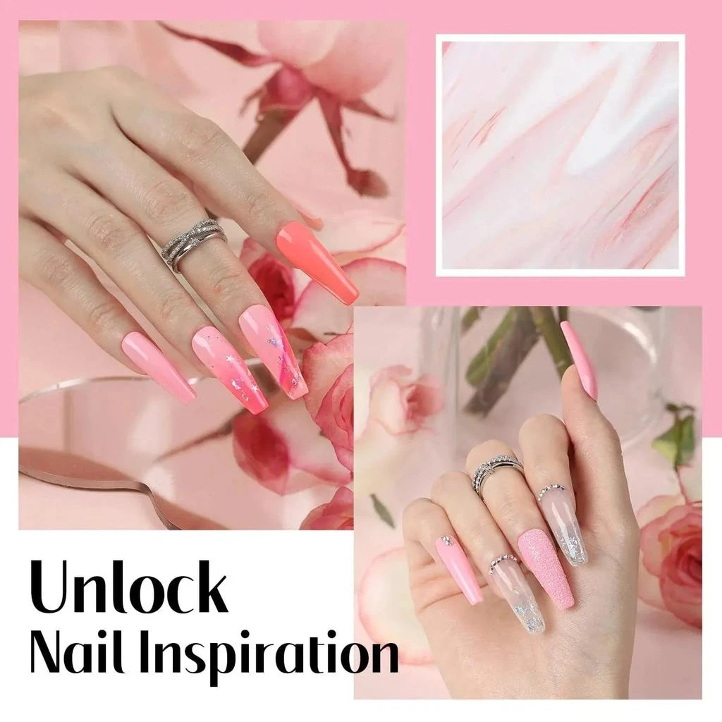 商品[国内直发] MODELONES|Barbie Pink - 12Pcs Gel Nail Polish Kit With Nail Lamp,价格¥298,第5张图片详细描述