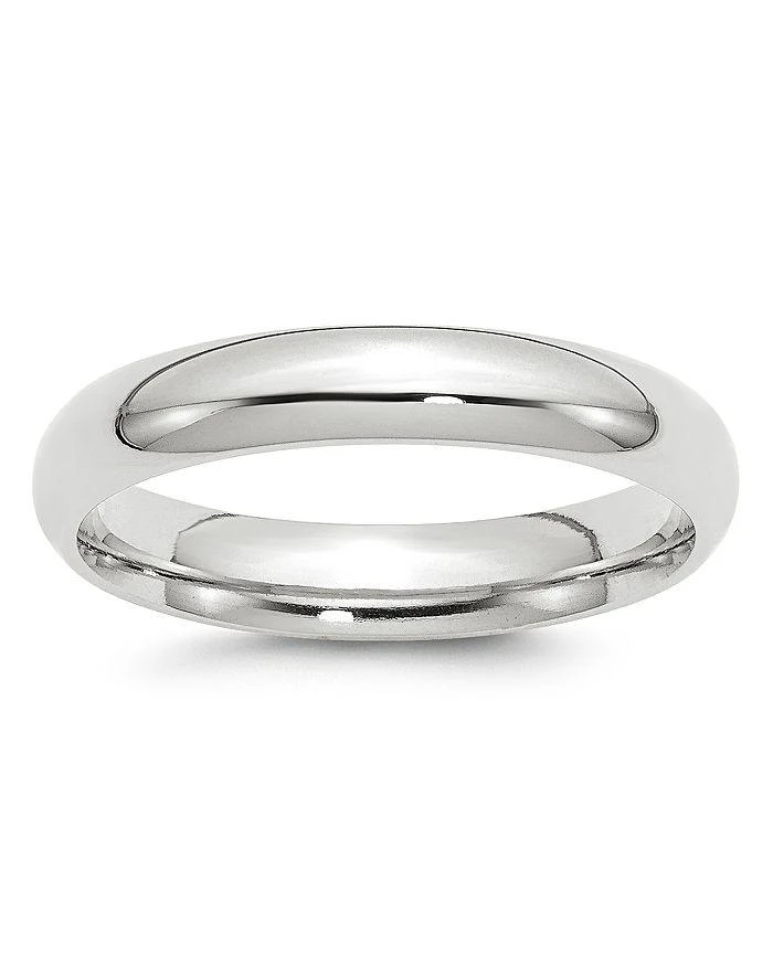商品Bloomingdale's|Men's 4mm Comfort Fit Band Ring in 14K White Gold,价格¥7277,第1张图片详细描述