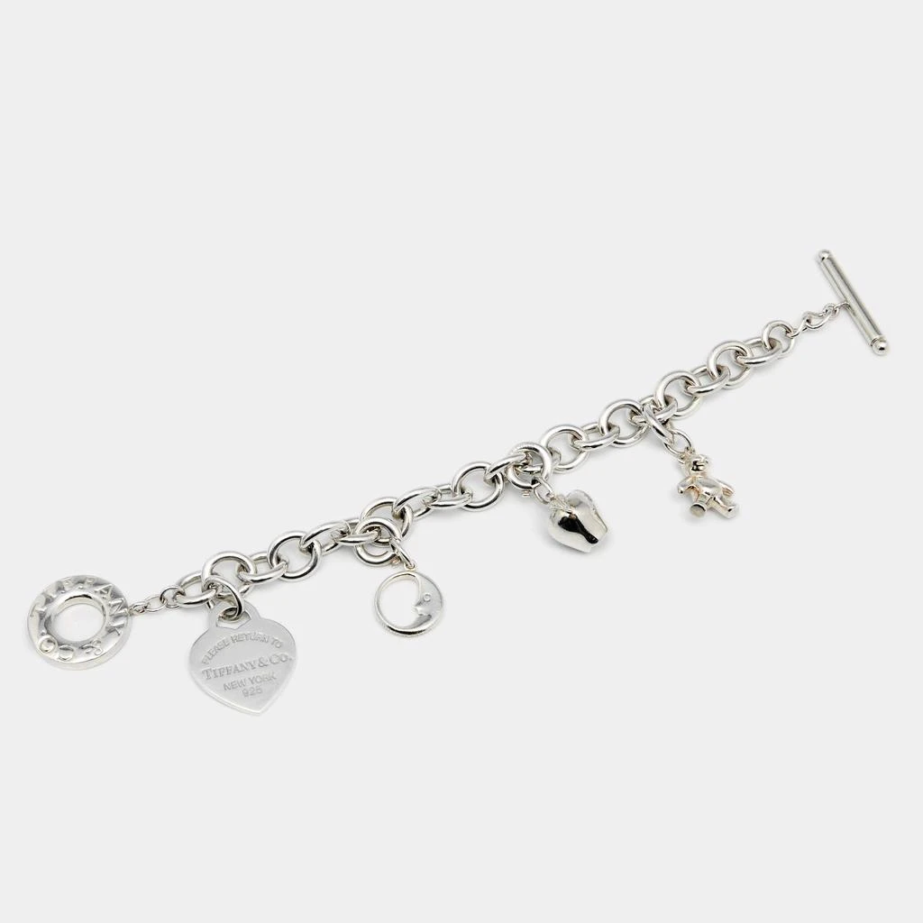 商品[二手商品] Tiffany & Co.|Tiffany & Co. Sterling Silver Please Return to Tiffany Multi Charms Toggle Bracelet,价格¥3361,第2张图片详细描述