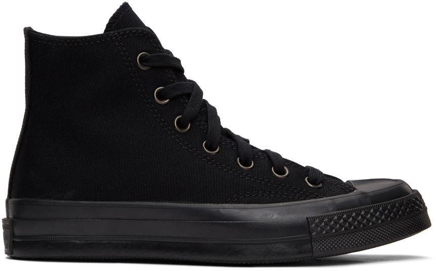 商品Converse|Black Monochrome Chuck 70 High Sneakers,价格¥558,第1张图片
