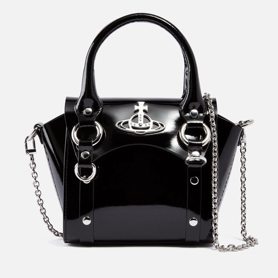 商品Vivienne Westwood|Vivienne Westwood Betty Mini Patent-Leather Bag,价格¥4087,第1张图片
