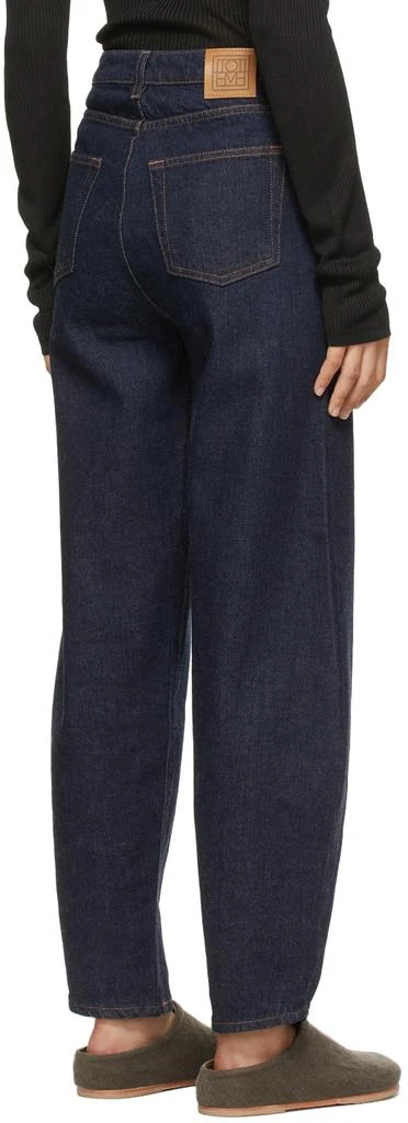 商品Totême|Indigo Organic Cotton Barrel Leg Jeans,价格¥1650,第3张图片详细描述