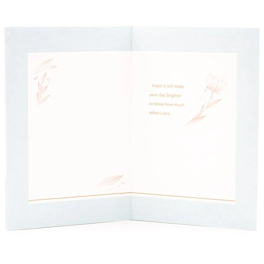 商品Hallmark|Thinking of You Card (Brighten Your Day Flower Pattern),价格¥35,第4张图片详细描述