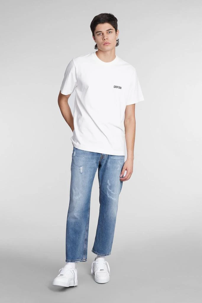 商品MAURO GRIFONI|Mauro Grifoni Jeans In Cyan Denim,价格¥1508,第2张图片详细描述