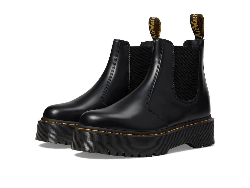 商品Dr. Martens|2976 Quad Smooth Leather Platform Chelsea Boots,价格¥1178,第1张图片