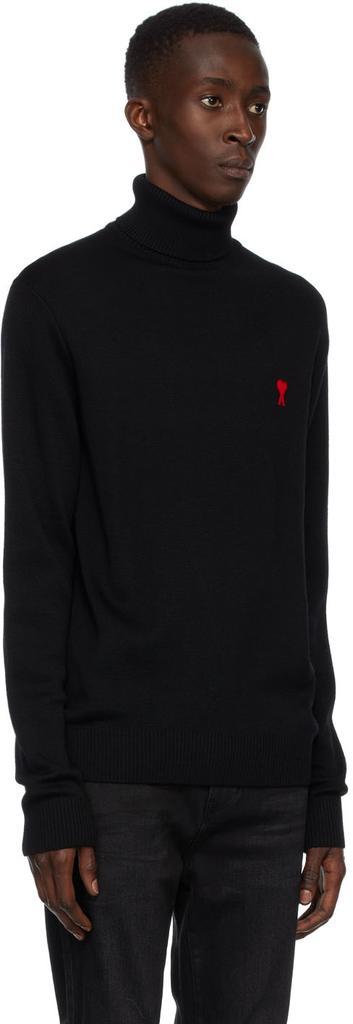 商品AMI|Black Ami de Cœur Turtleneck,价格¥2727,第4张图片详细描述