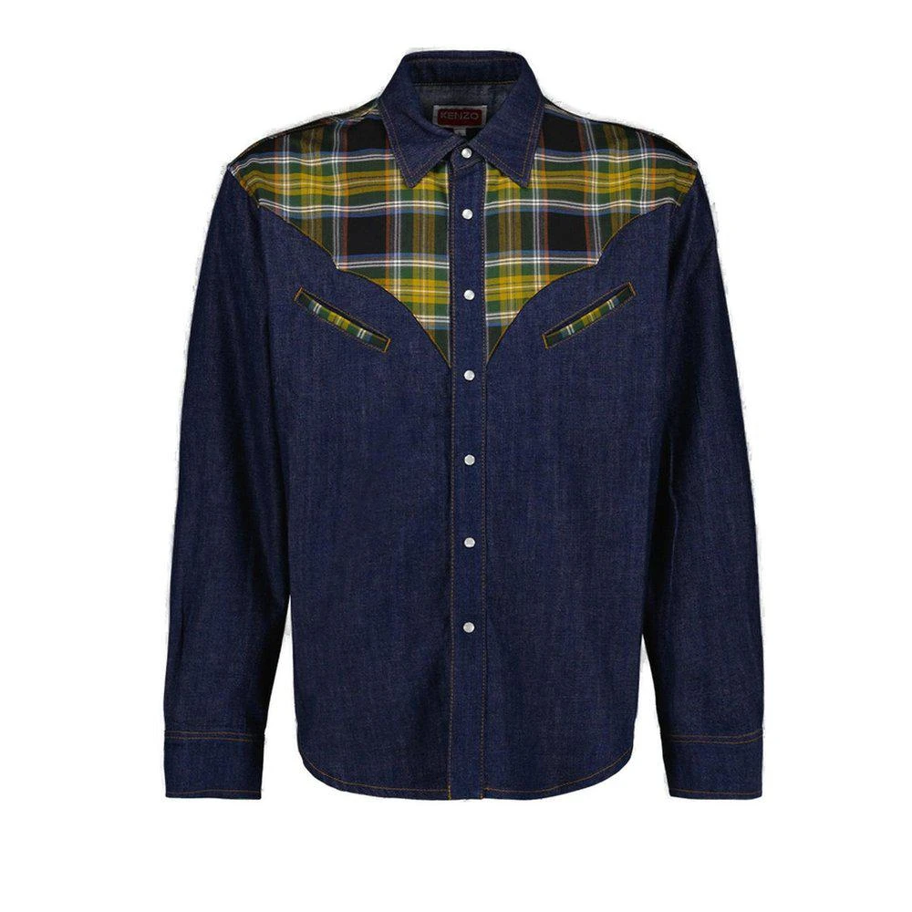 商品Kenzo|Kenzo Buttoned Denim Shirt,价格¥2515,第1张图片