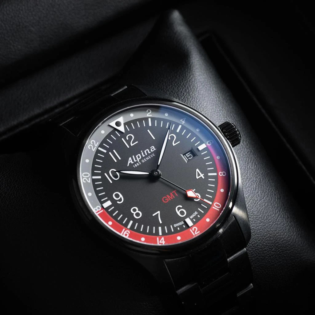 商品Alpina|Alpina Startimer Pilot GMT Quartz Men's Watch AL-247BR4FBS6B,价格¥1669,第2张图片详细描述