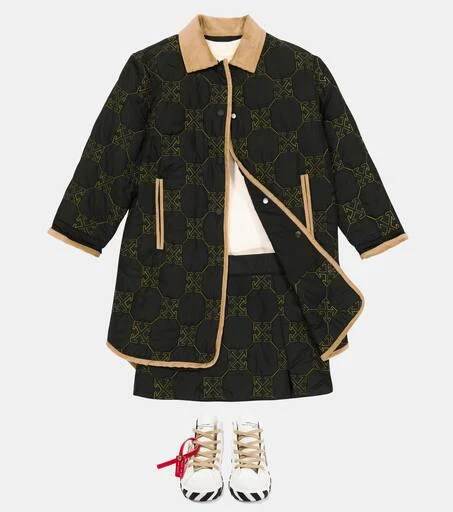 商品Off-White|Low Vulcanized羊毛皮衬里运动鞋,价格¥1350,第2张图片详细描述