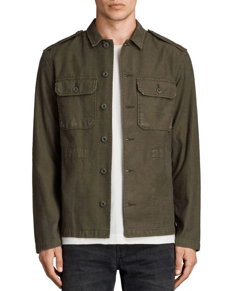 商品ALL SAINTS|Sapper Slim Fit Button-Down Shirt,价格¥879,第1张图片