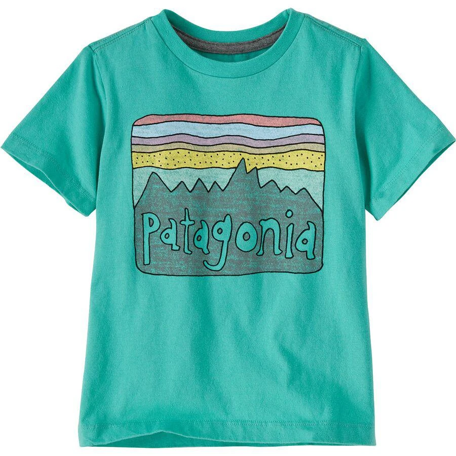 商品Patagonia|Regenerative Organic Cotton Fitz Roy Skies Tee - Infants',价格¥132,第1张图片详细描述