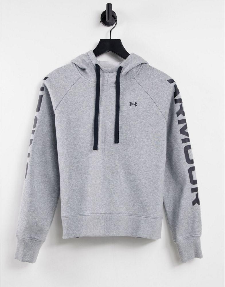 商品Under Armour|Under Armour Rival fleece hoodie in grey,价格¥282,第1张图片