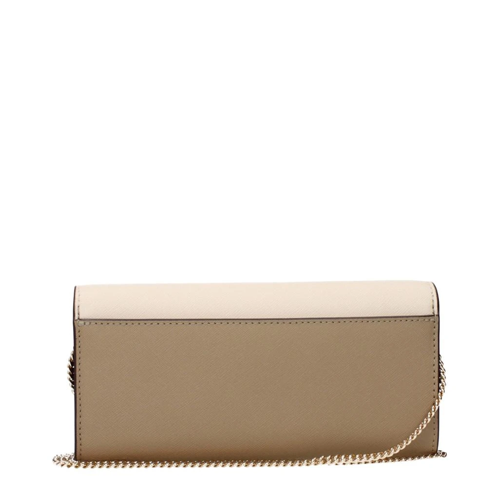 商品Tory Burch|Tory Burch Beige Leather Clutch Bags,价格¥3194,第3张图片详细描述