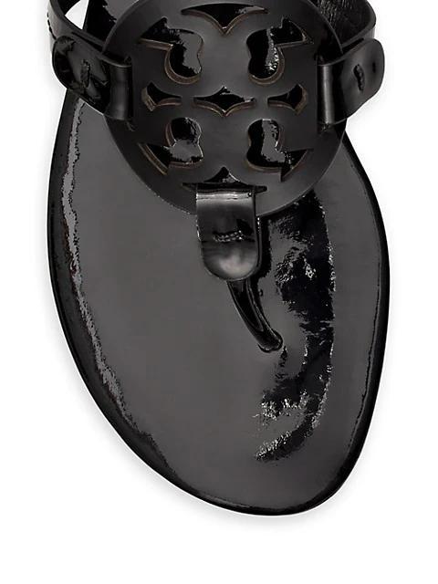 商品Tory Burch|Miller Soft Sandal, Patent Leather,价格¥1456,第5张图片详细描述
