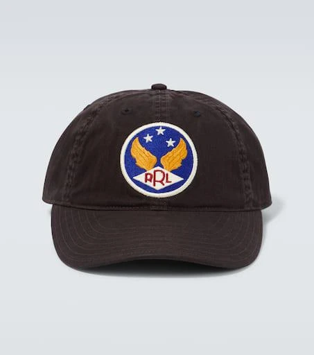 商品RRL|棉质斜纹布贴片棒球帽,价格¥807,第1张图片