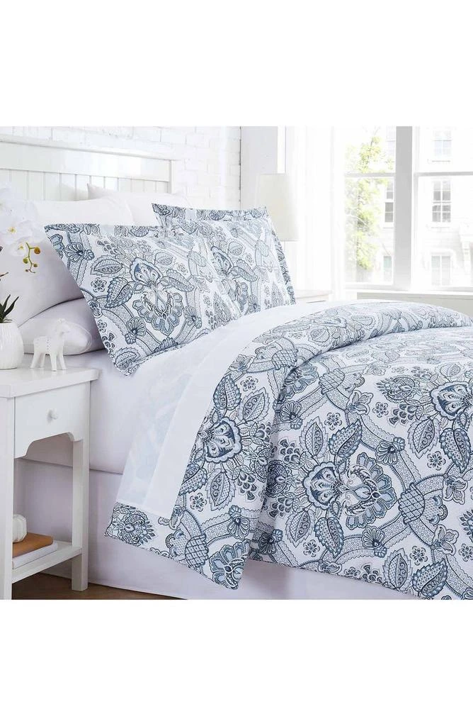 商品SOUTHSHORE FINE LINENS|Enchantment Paisley Print Microfiber Down-Alternative Comforter Set,价格¥300,第1张图片