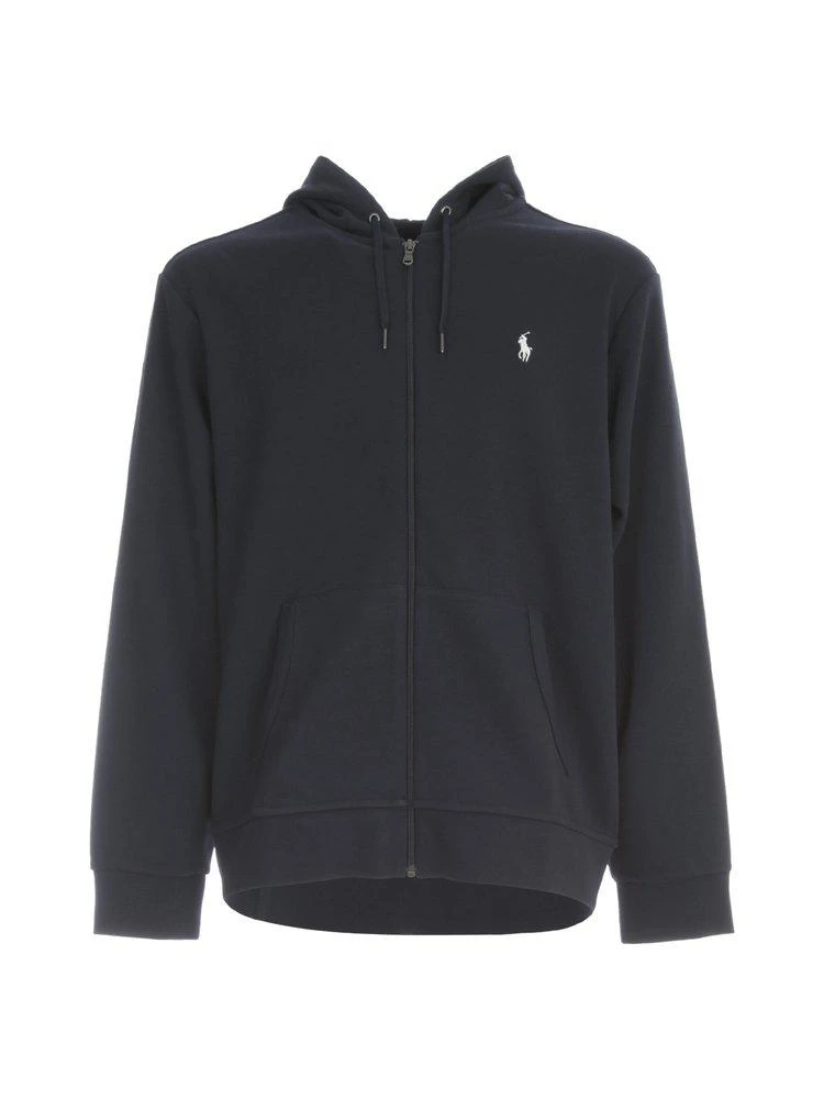 商品Ralph Lauren|Polo Ralph Lauren Logo Embroidered Zipped Hoodie,价格¥1170,第1张图片