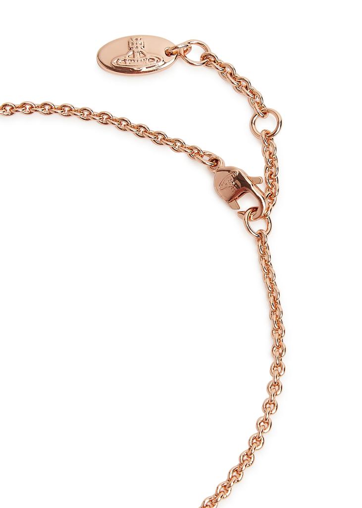 Mayfair Bas Relief rose gold-tone necklace商品第4张图片规格展示