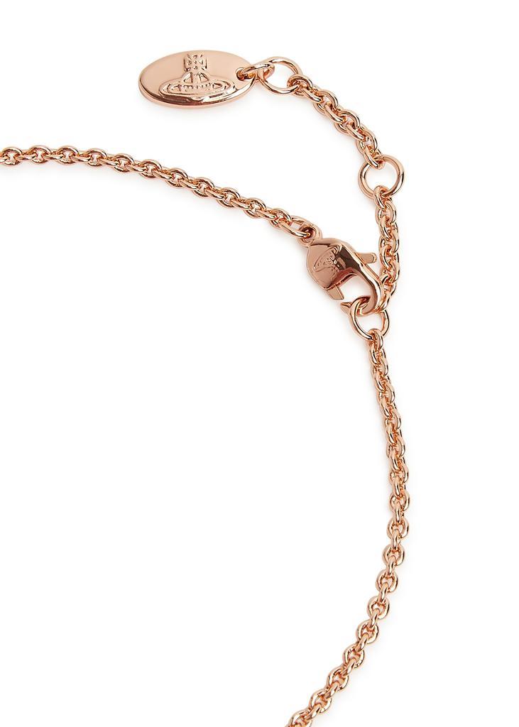 商品Vivienne Westwood|Mayfair Bas Relief rose gold-tone necklace,价格¥845,第6张图片详细描述