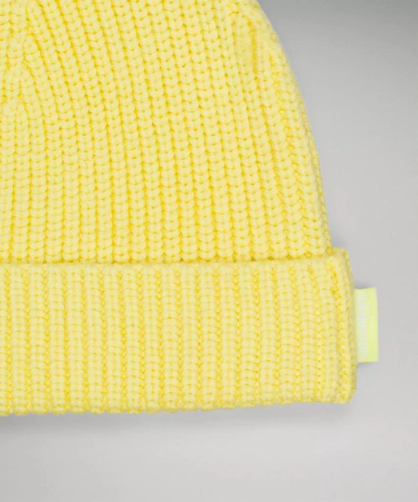 商品Lululemon|Close-Fit Wool-Blend Ribbed Knit Beanie,价格¥154,第2张图片详细描述