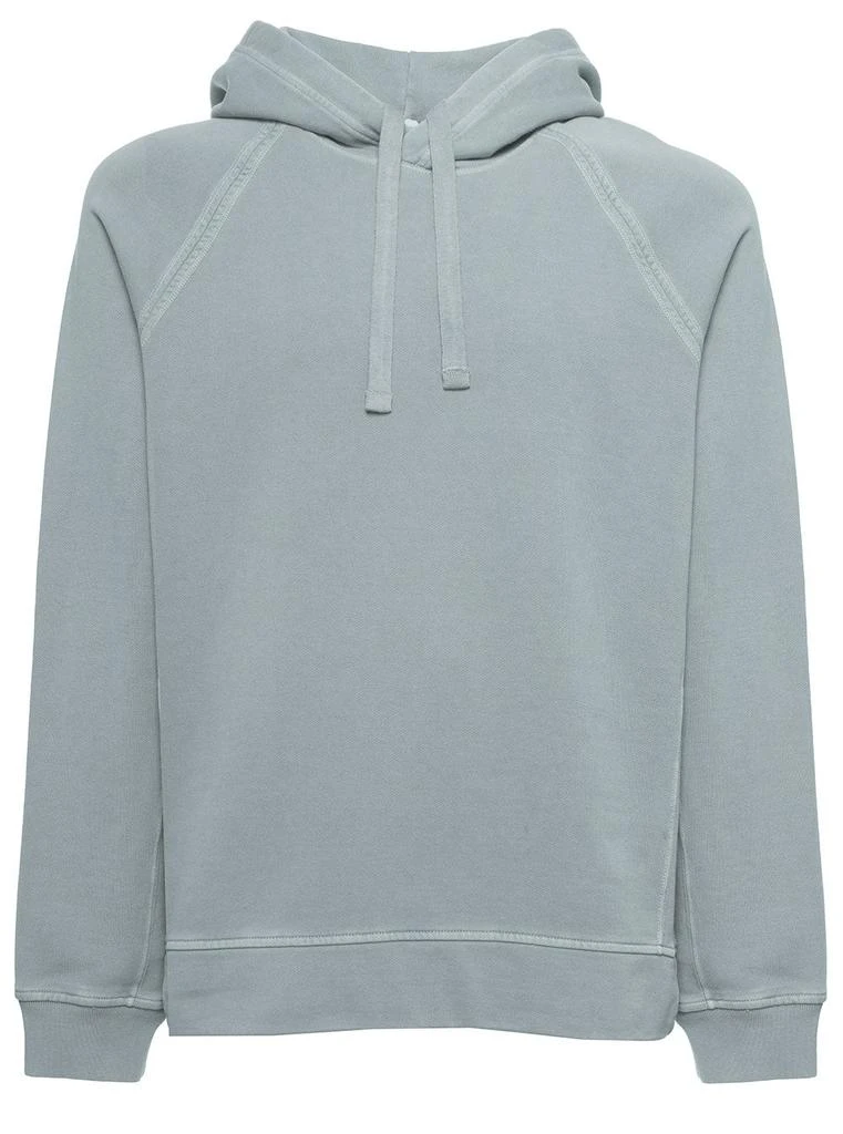 商品Ten C|Ten C Man's Light Blue Cotton Hoodie,价格¥1349,第1张图片