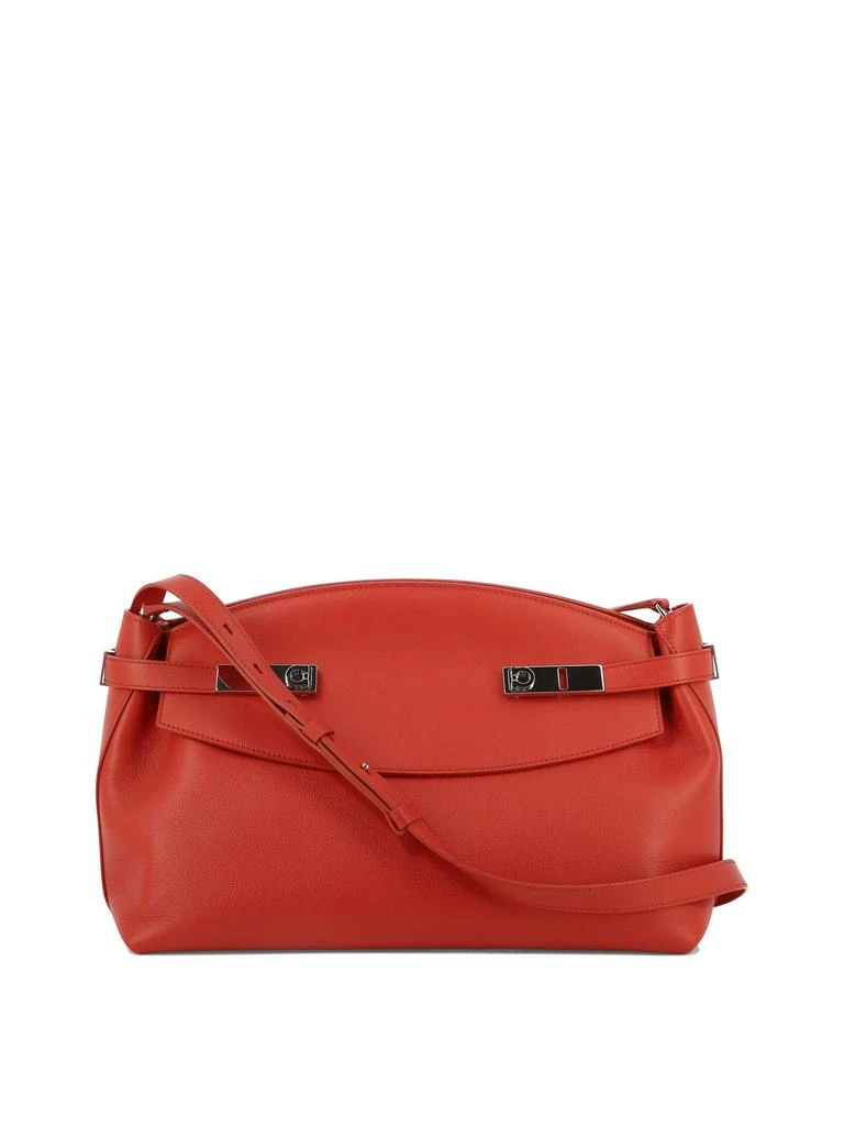 商品Salvatore Ferragamo|Hug Pouch Crossbody Bags Red,价格¥14445,第1张图片