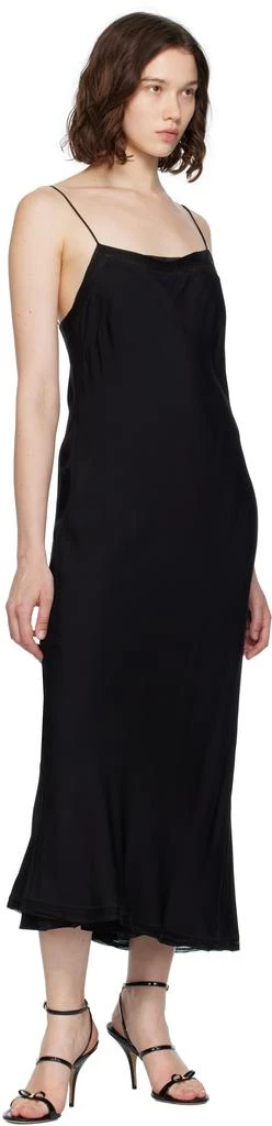 商品Totême|Black Satin Slip Midi Dress,价格¥8331,第4张图片详细描述