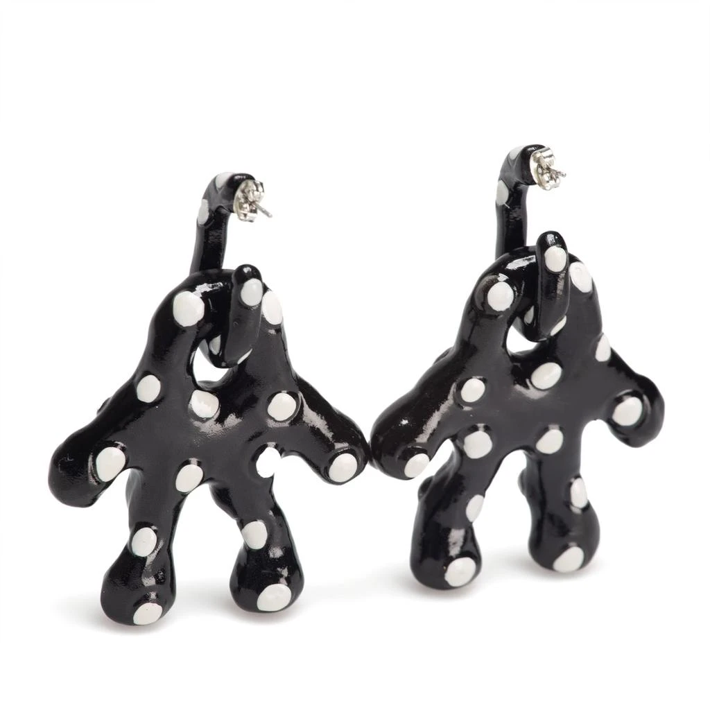 商品Avavav|Avavav Old Lady Earrings Black,价格¥1388,第3张图片详细描述