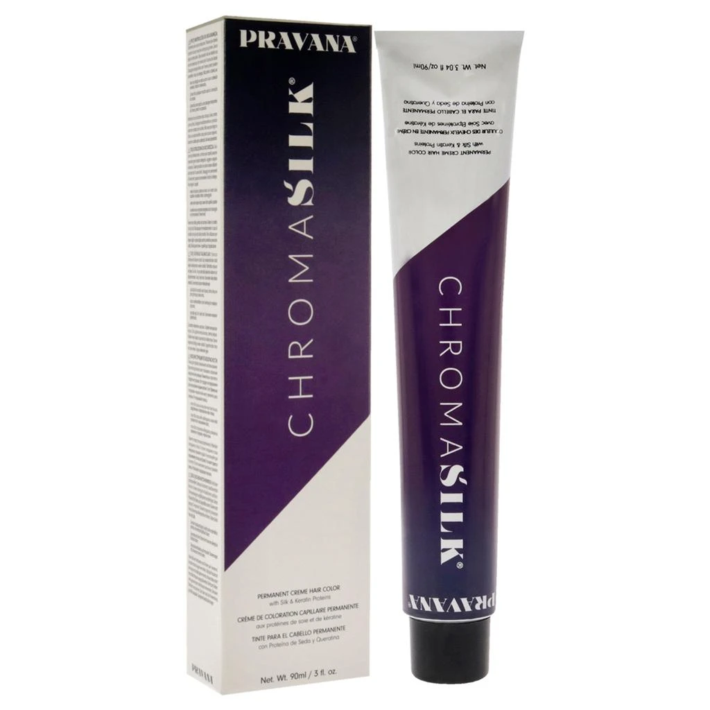 商品Pravana|ChromaSilk Creme Hair Color - 6NTA-6NT1 Dark Neutral Ash Blonde by Pravana for Unisex - 3 oz Hair Color,价格¥134,第2张图片详细描述