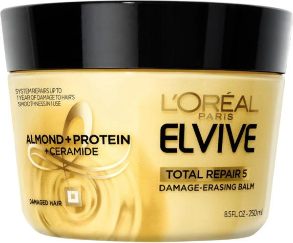 商品L'Oreal Paris|Elvive Total Repair 5 Damage-Erasing Balm,价格¥64,第1张图片