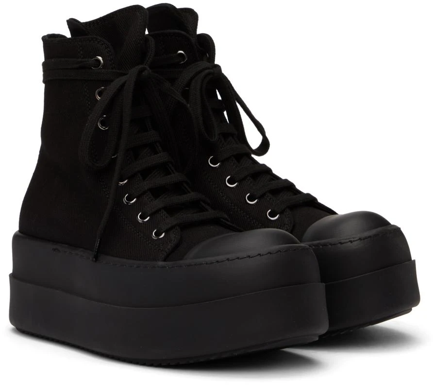 商品Rick Owens|Black Mega Bumper Sneakers,价格¥5306,第4张图片详细描述