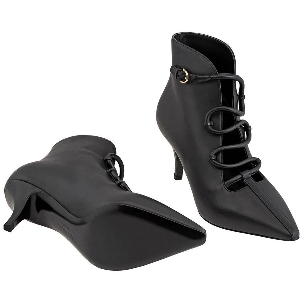 商品Salvatore Ferragamo|Salvatore Ferragamo Ladies Black Ciconia70 Bootie, Brand Size 5.5,价格¥2008,第2张图片详细描述