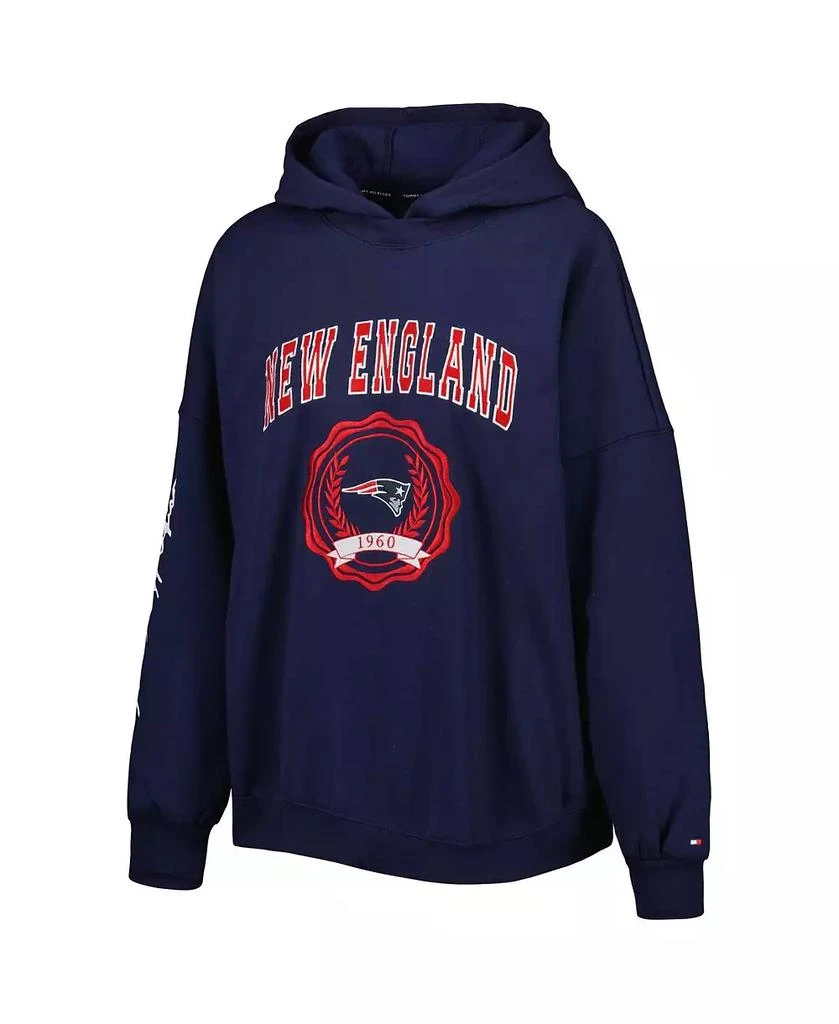 商品Tommy Hilfiger|Women's Navy New England Patriots Becca Drop Shoulder Pullover Hoodie,价格¥501,第2张图片详细描述