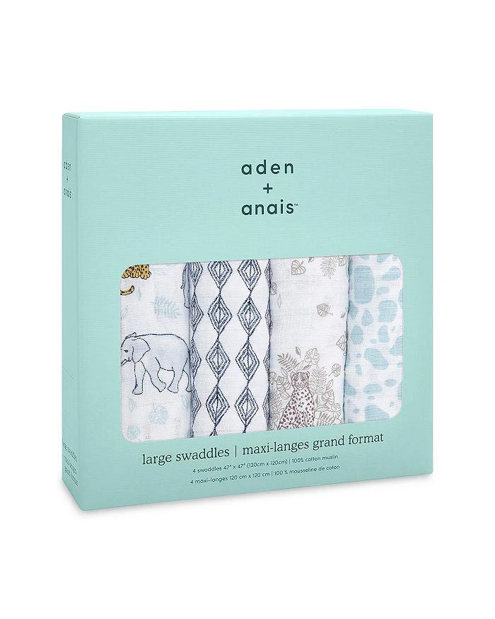 商品aden + anais|4 Pk. Printed Classic Swaddles,价格¥446,第4张图片详细描述