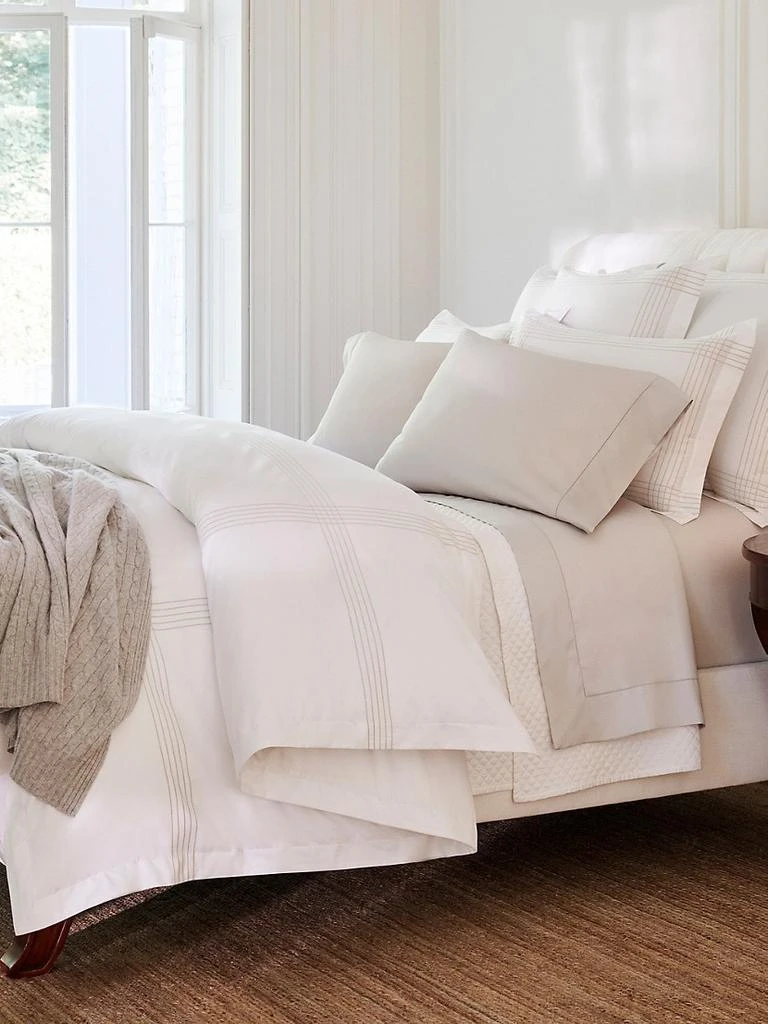 商品Ralph Lauren|Organic Sateen Handkerchief 624-Thread Count Flat Sheet,价格¥1828,第2张图片详细描述