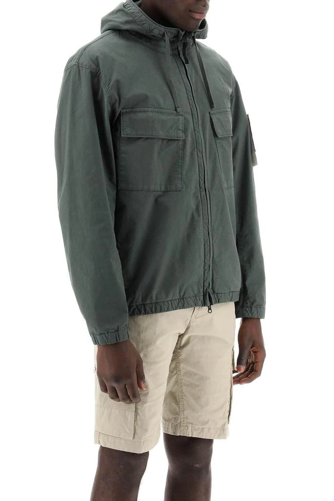 商品Stone Island|Supima Cotton Twill Stretch-TC jacket,价格¥3151,第3张图片详细描述