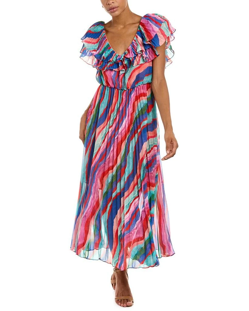 商品AMUR|AMUR Chiffon Midi Dress,价格¥1130,第1张图片