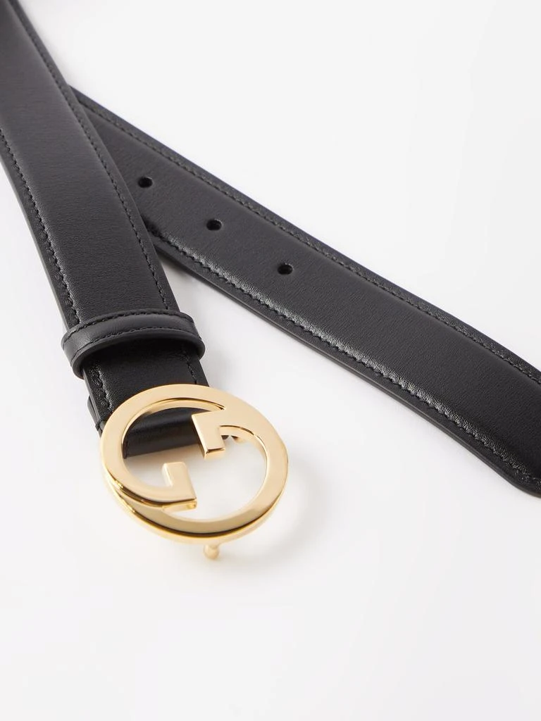 商品Gucci|New Blondie GG-logo leather belt,价格¥3862,第2张图片详细描述