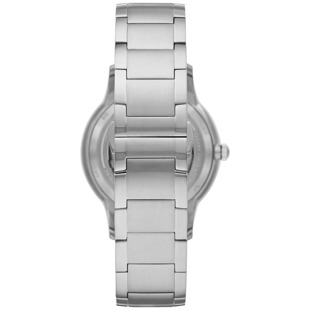 商品Emporio Armani|Men's Automatic Stainless Steel Bracelet Watch 43mm,价格¥3283,第6张图片详细描述